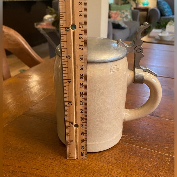 Simon Peter Gerz I Beer Stein Mug 0.5 L Stoneware Germany Impressed Mark - Picture 5 of 6